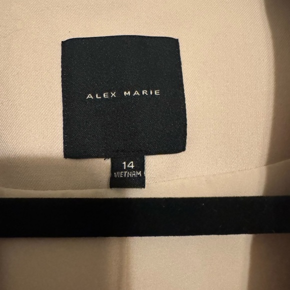 Alex Marie Sandstone Tailored Pantsuit - Picture 6 of 15